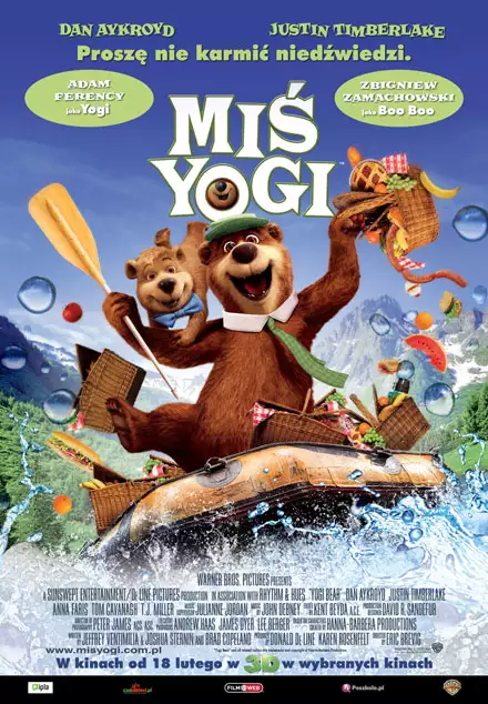 plakat filmu Miś Yogi