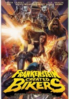 plakat filmu Frankenstein Created Bikers