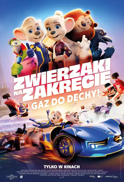 plakat filmu Zwierzaki na zakręcie
