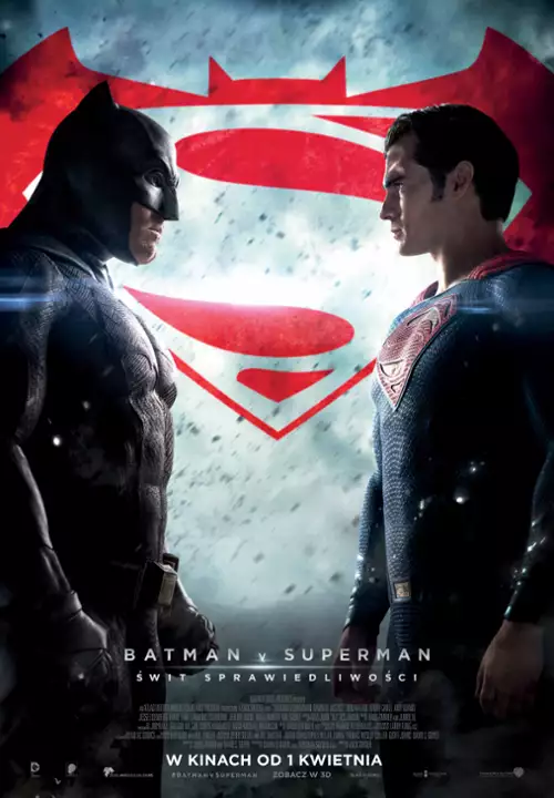 plakat filmu Batman v Superman: Świt sprawiedliwości