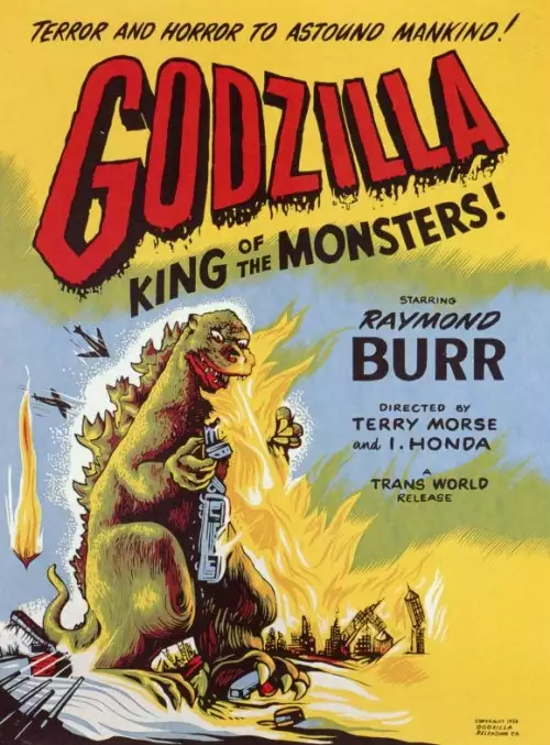 plakat filmu Godzilla: Król potworów