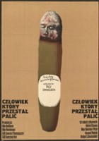 plakat filmu Człowiek, który przestał palić