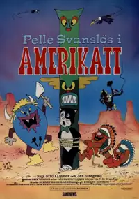 Plakat filmu Pelle Svansl&ouml;s i Amerikatt