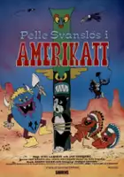 plakat filmu Pelle Svanslös i Amerikatt