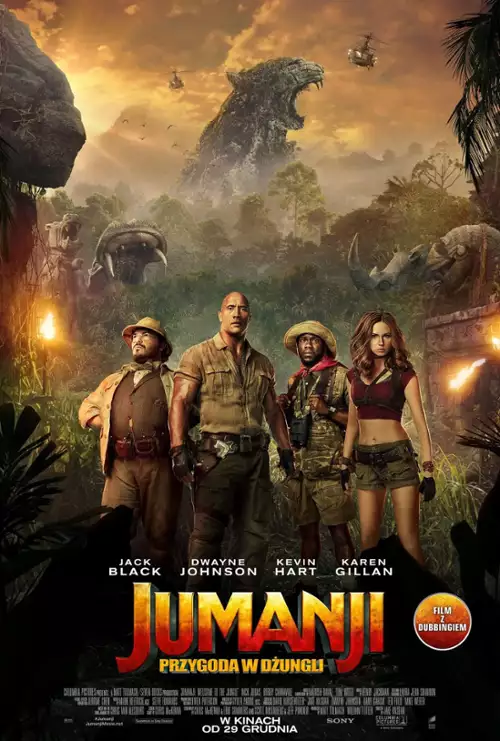 plakat filmu Jumanji: Przygoda w dżungli