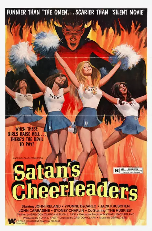 plakat filmu Satanistyczne cheerleaderki