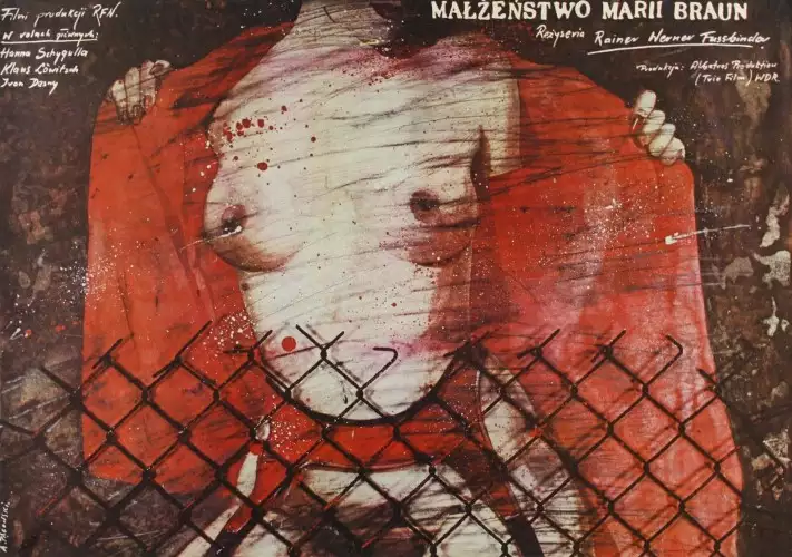 plakat filmu Małżeństwo Marii Braun