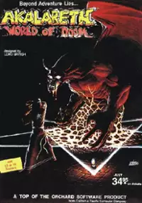 Plakat gry Akalabeth: World of Doom