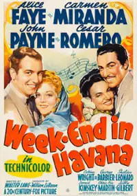 Plakat filmu Week-End in Havana