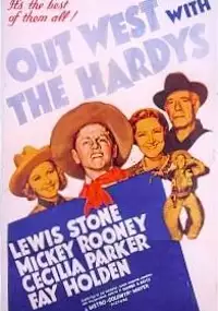 Plakat filmu Out West with the Hardys