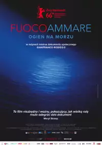 Plakat filmu Fuocoammare. Ogień na morzu