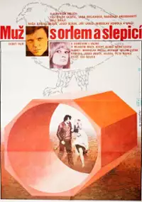 Plakat filmu Muž s orlem a slepicí