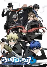 Plakat serialu Arcana Famiglia