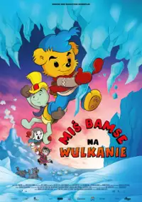 Plakat filmu Miś Bamse na wulkanie