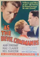 plakat filmu As the Devil Commands