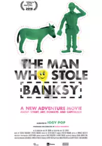 Plakat filmu Człowiek, który ukradł Banksy'ego