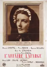 Plakat filmu L'Affaire Lafarge
