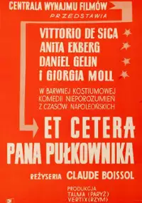 Plakat filmu Et cetera pana pułkownika