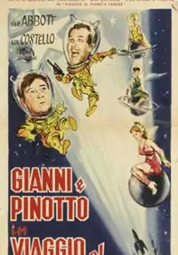 Plakat filmu Abbott i Costello lecą na Marsa