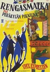 Plakat filmu Rengasmatka eli Peräkylän pikajuna