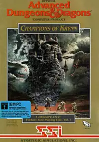 Plakat gry Champions of Krynn