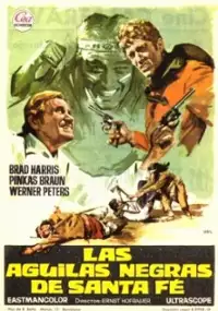 Plakat filmu Die schwarzen Adler von Santa Fe