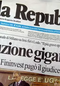 Plakat filmu Berlusconi. Sprawa Mondadori
