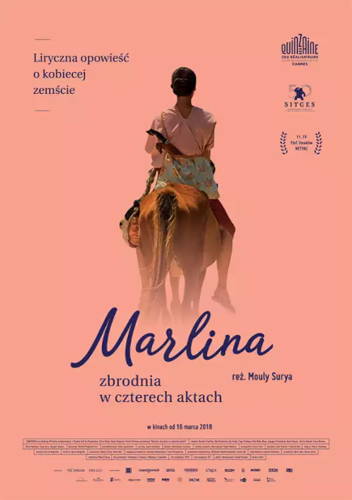 plakat filmu Marlina: Zbrodnia w czterech aktach