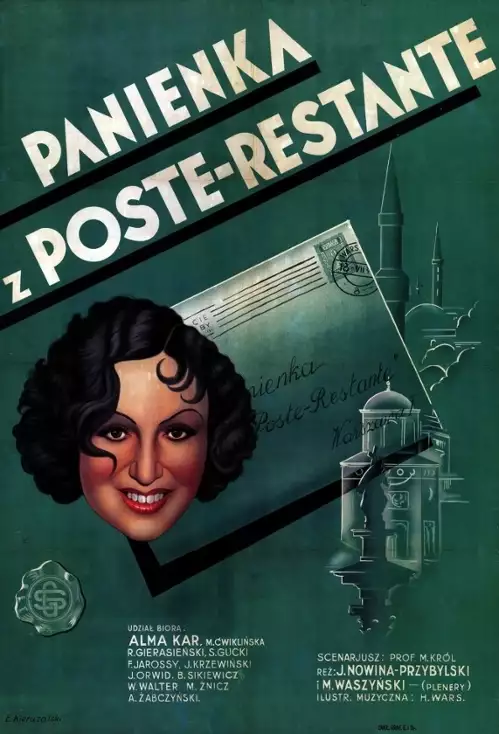 plakat filmu Panienka z poste restante