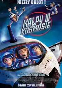 Plakat filmu Małpy w kosmosie