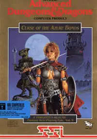 Plakat gry Curse of the Azure Bonds