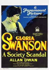 Plakat filmu Skandal towarzyski