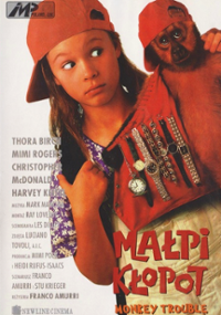 Plakat filmu Małpi kłopot