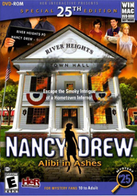 Plakat gry Nancy Drew: Alibi in Ashes