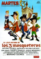 plakat filmu La loca historia de los tres mosqueteros