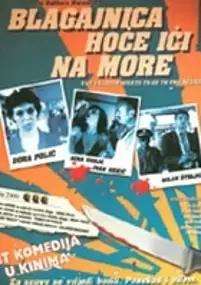 Plakat filmu Kasjerka chce jechać nad morze
