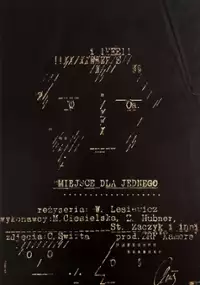 Plakat filmu Miejsce dla jednego
