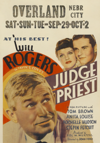 Plakat filmu Sędzia Priest