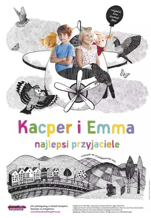 plakat filmu Kacper i Emma - najlepsi przyjaciele