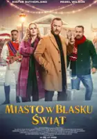 plakat filmu Miasto w blasku świąt