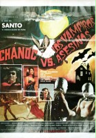 plakat filmu Chanoc y el Hijo del Santo contra los Vampiros asesinos