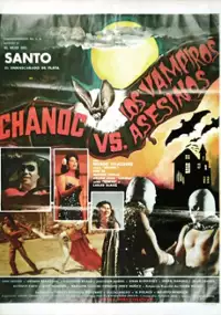 Plakat filmu Chanoc y el Hijo del Santo contra los Vampiros asesinos