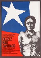 plakat filmu Deszcz nad Santiago