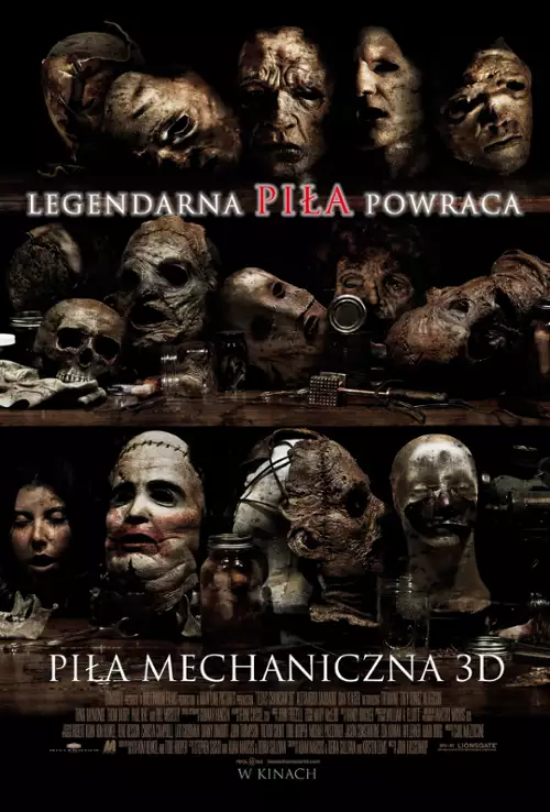 plakat filmu Piła mechaniczna 3D