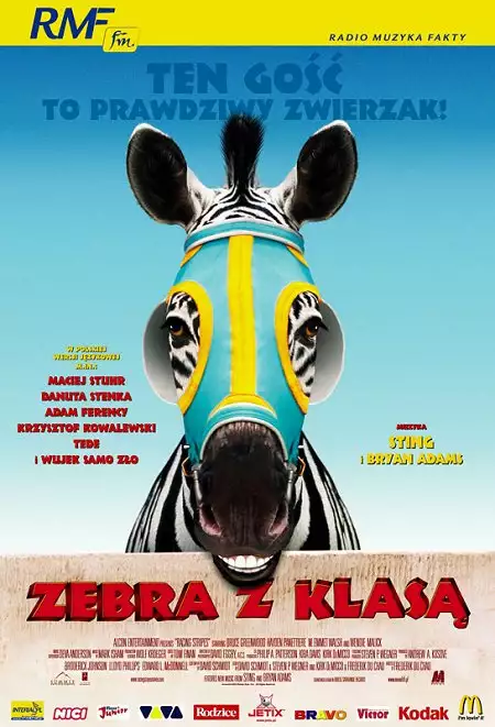 plakat filmu Zebra z klasą