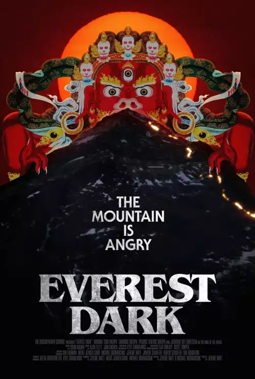 plakat filmu Ciemna strona Mount Everest
