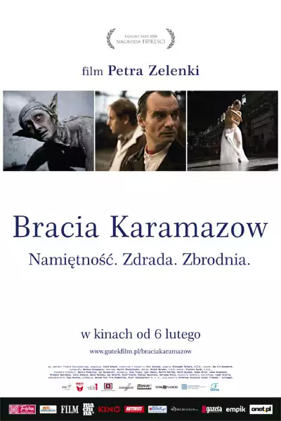 plakat filmu Bracia Karamazow