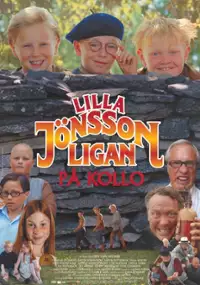 Plakat filmu Gang młodego Jönssona na letnim obozie