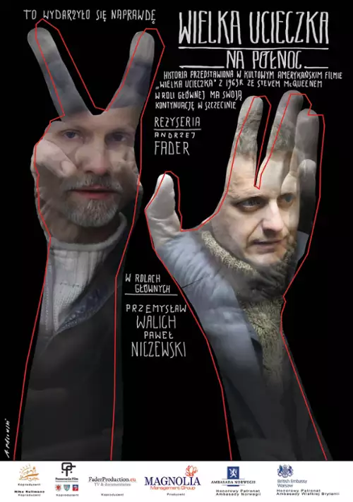 plakat filmu Wielka ucieczka na północ