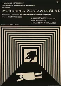 Plakat filmu Morderca zostawia ślad